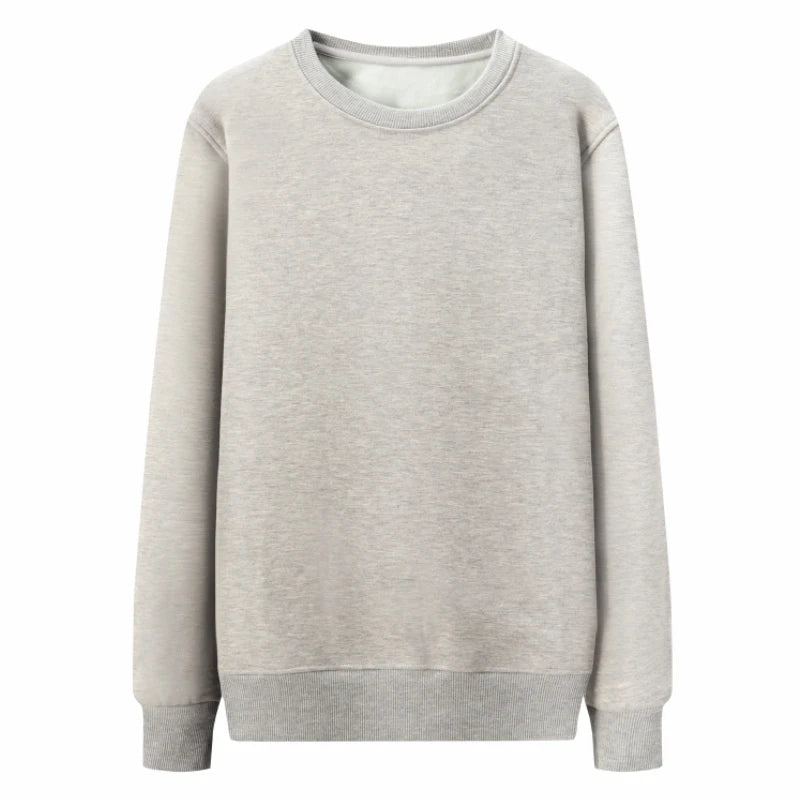 Elike Cotton Round Neck Sweater Custom Logo Printed Personal Group Brand Embroidery Design Men and Women 8 Colors