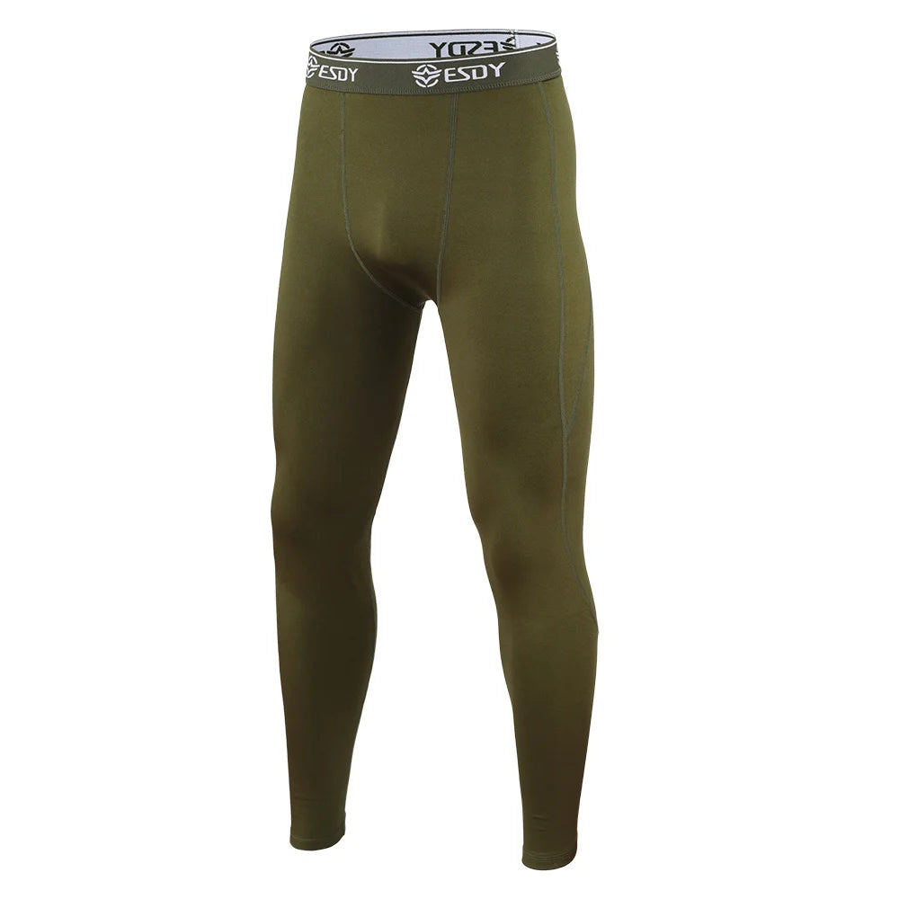 New Outdoor Sports Underwear Camo Training Long-Seeved Tops + Pants Suit Fitness Camping Army Hiking Hunting Underwear Clothes