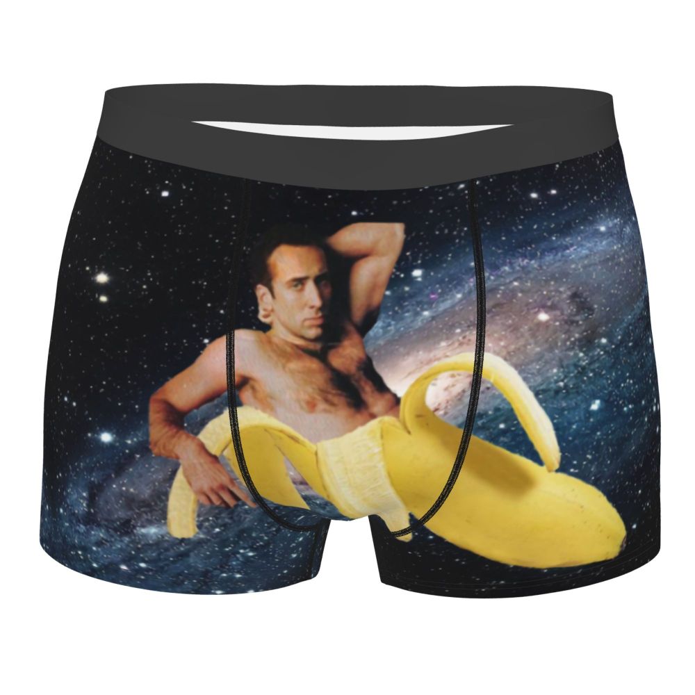 Custom Nicolas Cage Boxer Shorts For Homme 3D Printed Male Nic And His Girls Underwear Panties Briefs Breathbale Underpants