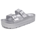 fashion Women Slippers Platform Beach Shoes Girl Outdoor Slides EVA flip flops For Home Shoes buckle Soft Thick Sole Sandals