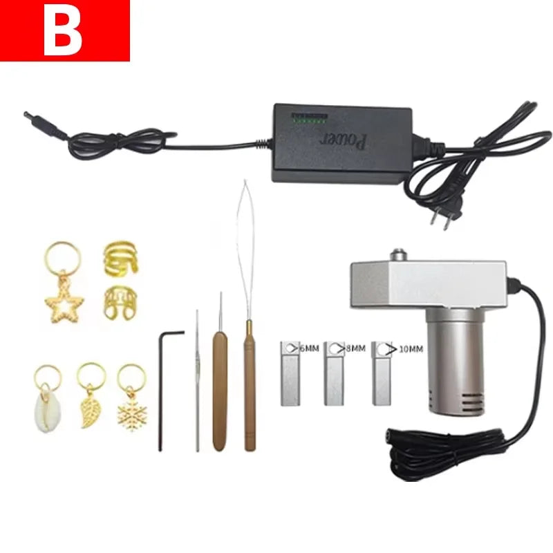 Electric Hair Braider Machine Dreadlock Maker Machine DIY Hair Braider Machine Automatic Braider Salon & Home Use