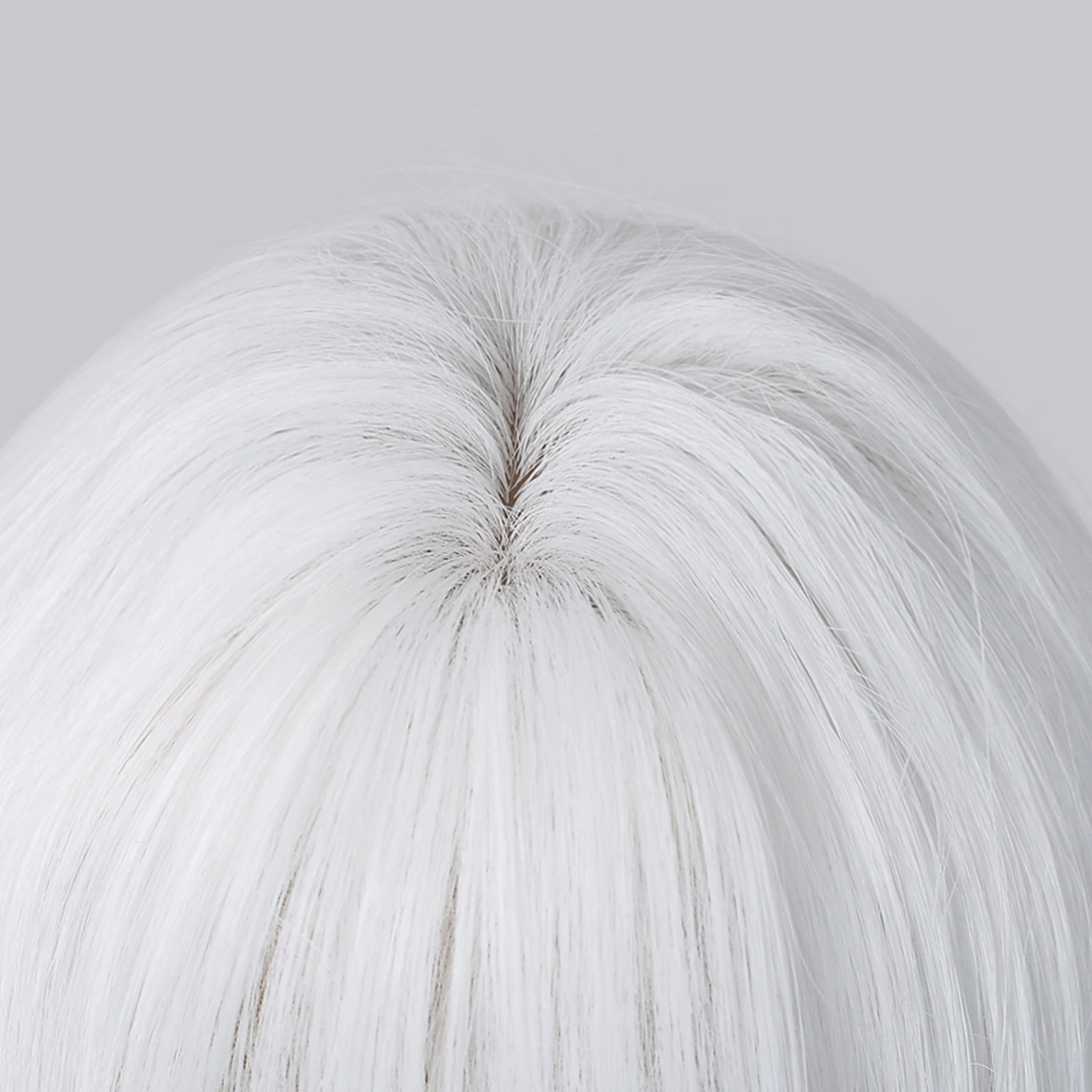 HENRY MARGU White Long Straight Synthetic Wigs for Women Colorful Cosplay Party Fake Hair with Bangs White Wig HighTemperature