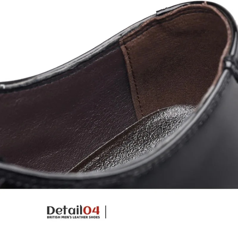 Shoes for Men Fashion Patent Leather Shoes Luxury Pointed Toe Oxford Shoes Men High Quality Business Shoe Designer Wedding Shoe