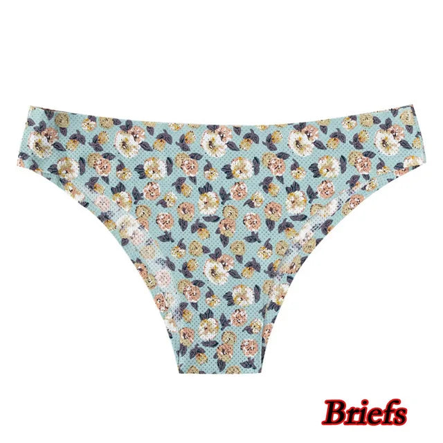 Poblador Sexy Women's Panties Seamless Underwear Comfortable Print G-string Thongs Intimate Female Lingerie Ladies Pantys Tanga