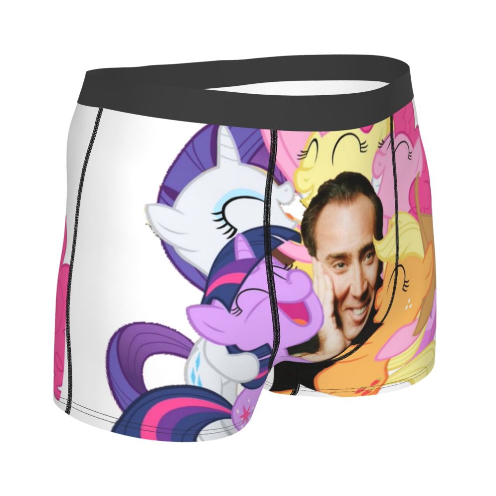 Custom Nicolas Cage Boxer Shorts For Homme 3D Printed Male Nic And His Girls Underwear Panties Briefs Breathbale Underpants