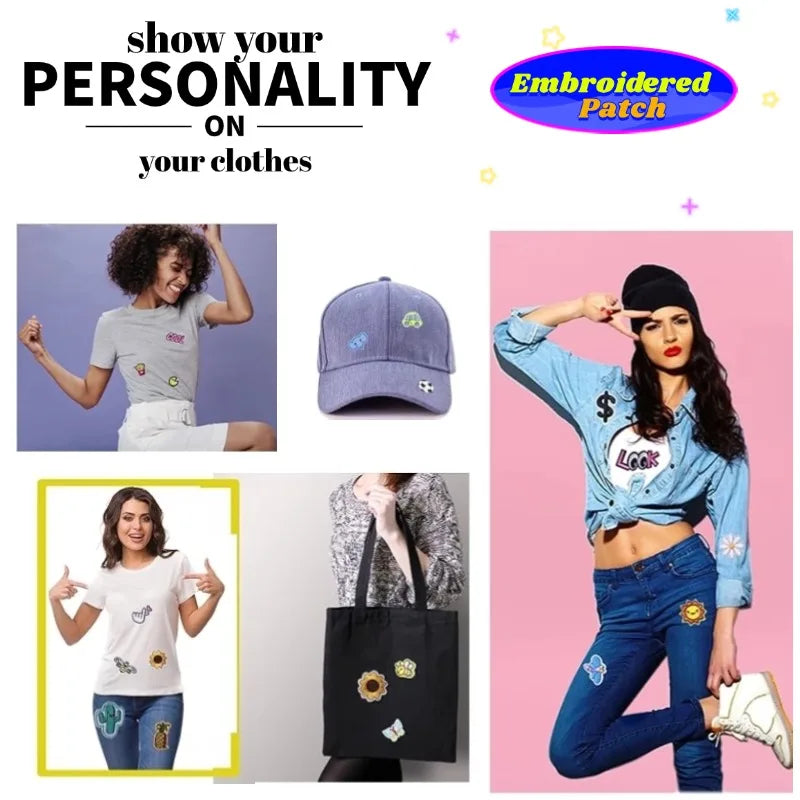 1PC Rock Hip Hop Embroidered Patch Music Punk Morale Inspiring DIY Gift Sew Iron On Patches For Clothes Cap Jacket Trucker Hat
