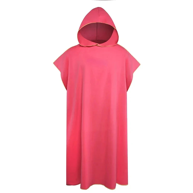 Quick-drying Changing Robe Quick Dry Bathrobe Hooded Absorbent Bath Towel Swimming & Fitness Super Absorbent Bathrobe