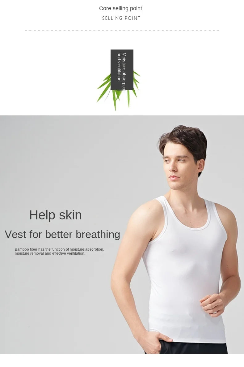 3-packs super soft Slim Fit Mens Tagless Tank Tops Breathable Sleeveless T-Shirt for Men Undershirts Crew Neck Comfort Stretch