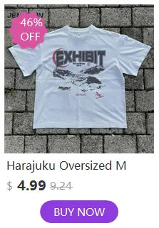Punk Lyrical Print T-Shirts Oversize Hip Hop Women Streetwear Clothing Harajuku  Goth Unisex Men Top Short Sleeve Cotton Tee Y2K