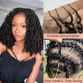 Crochet Human Hair Small Spirals Curly For Women Natural Black Deep Wave Braiding Hair Braid Kinky Curly Feather Hair Extensions