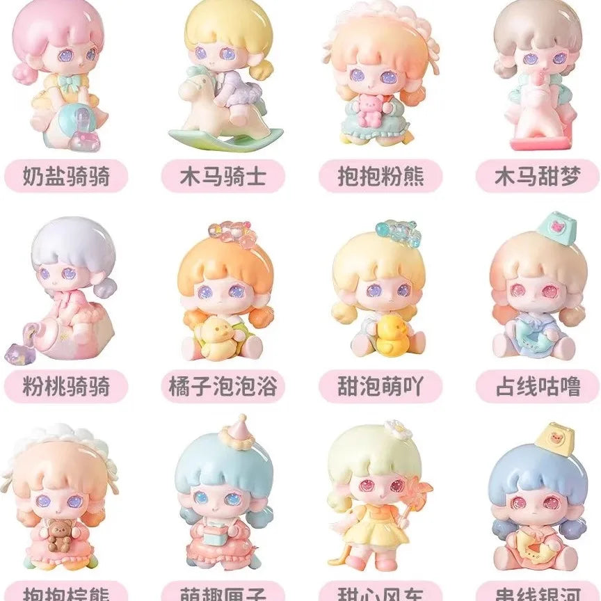 Original Yooie Theatre Time Series Mini Blind Box Blind Bag Trendy Toys Cute Figurines Collectibles Birthday Gifts For Girls