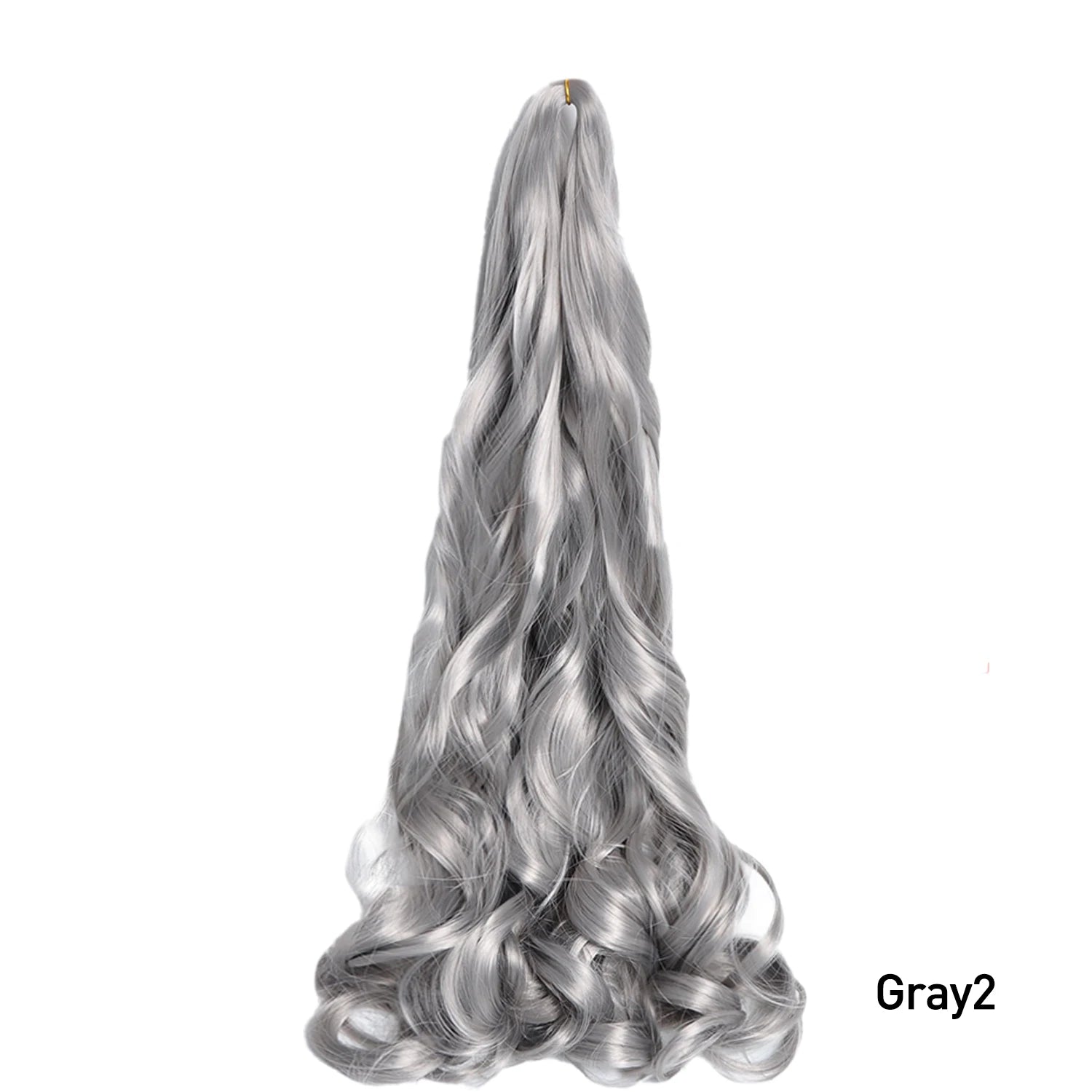 French Curls Braiding Hair Extensions 24Inch Synthetic Curl Hair Loose Wave Spiral Curl Crochet Hair Braids For Black Women