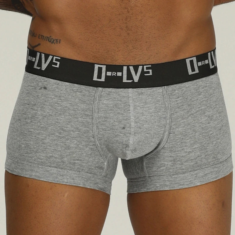 ORLVS Brand Men Underwear Boxer cotton mens underpants male panties  shorts U convex pouch for gay breathable calzoncillo hombre
