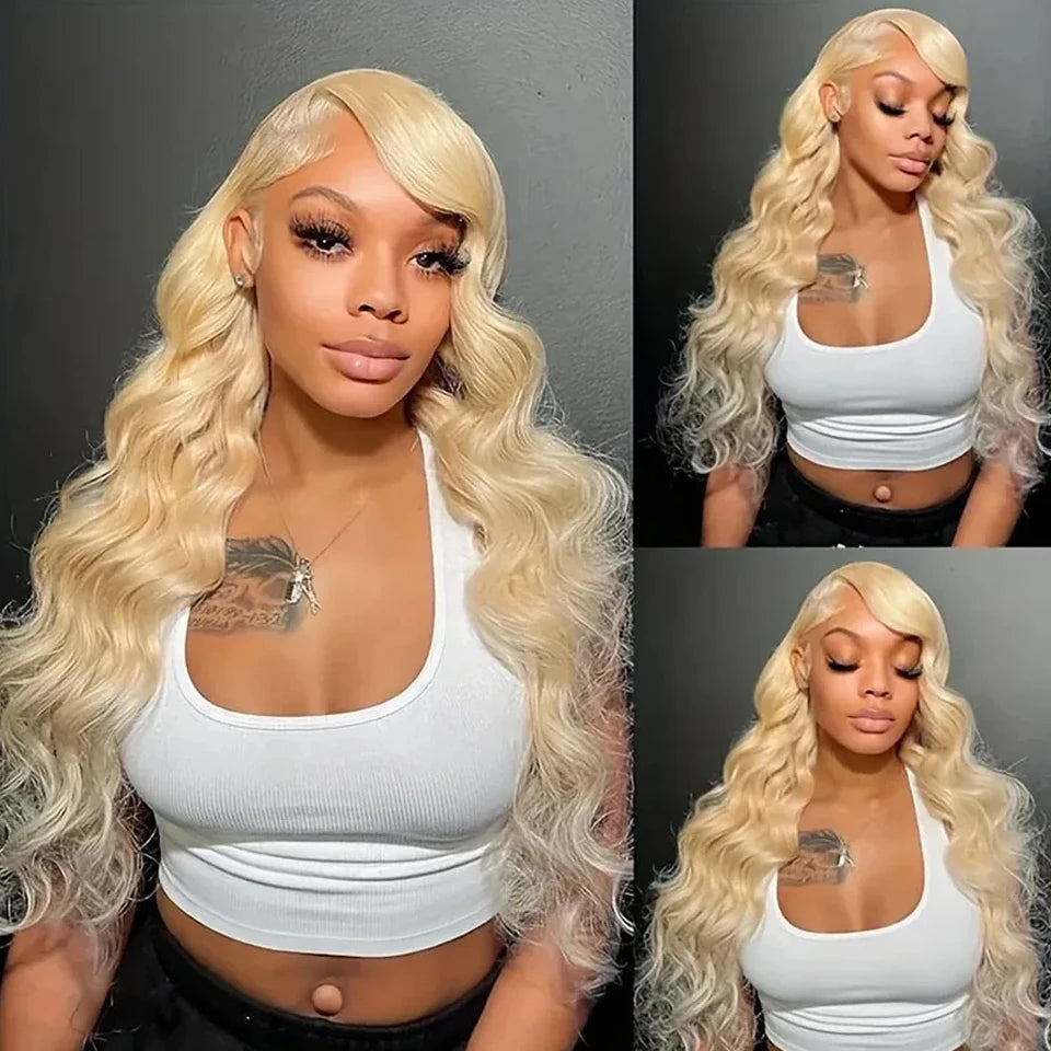 613 Blonde Body Wave Vietnamese Loose Curly Human Hair Bundles 8 28 30 Inch 1 2 3  4 Bundles Deals 100% Virgin Remy Hair Bundles