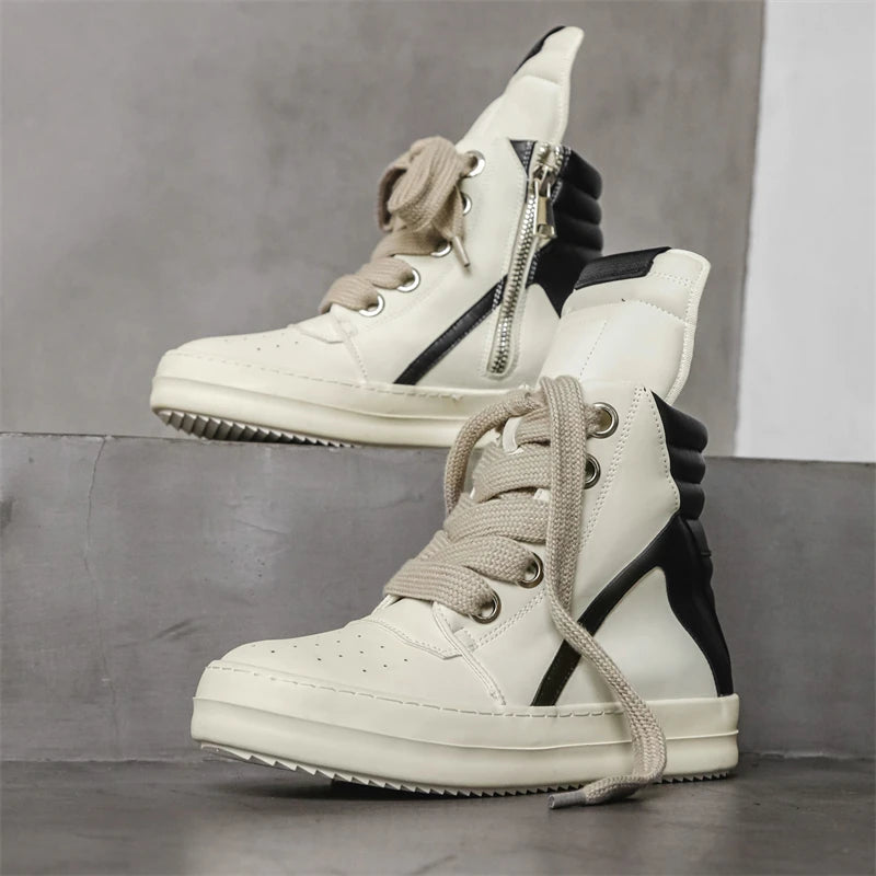 2025 Winter Street Style Men's Fashion Boots Height Increasing Light Adult Women's Sports Casual Shoes Sneakers