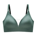 New Latex Seamless Underwear Women No Steel Ring Lace tube top Gathered Sports Pure Color Bra Breastfeeding Anti-sagging Bra