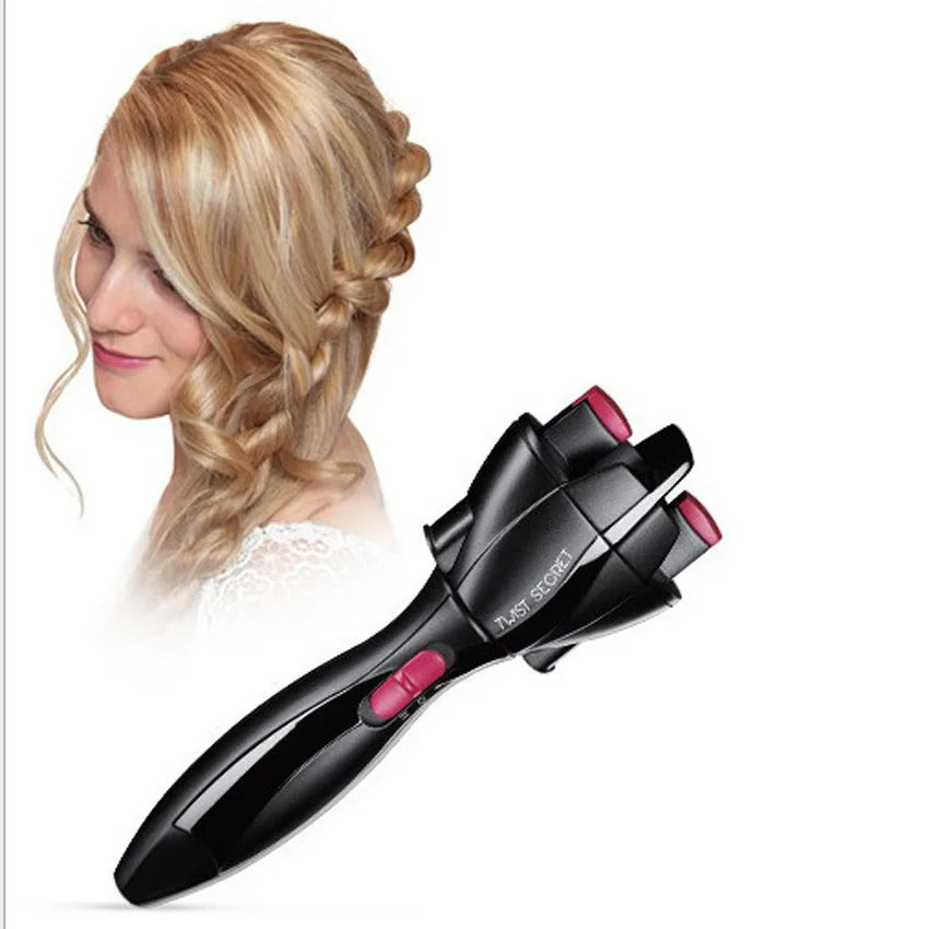 DIY Electric Hair Braider, Automatic Knitted Device, Two Strands Twist Braid Maker, Electric Hair Styling Tool