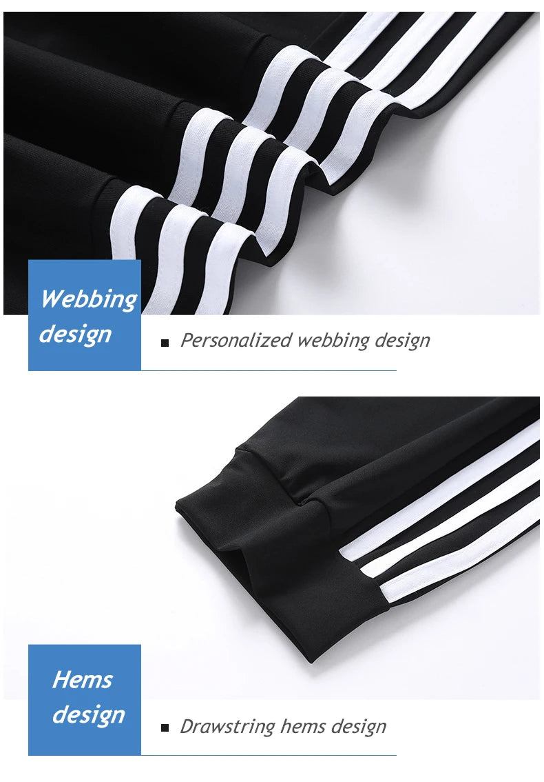 Summer Plus Size Trousers M-8XL Ice Silk Three-bar Casual Pants Men's Loose Casual Ultra-thin Sports Fitness Jogger Trousers Men
