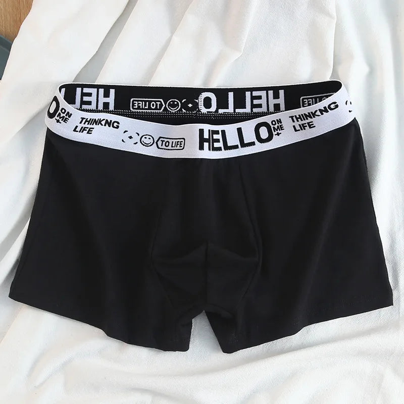 12 pieces Mens Underwear Men Cotton Underpants Male Pure Men Panties Shorts Breathable Boxer Shorts Comfortable soft Plus size