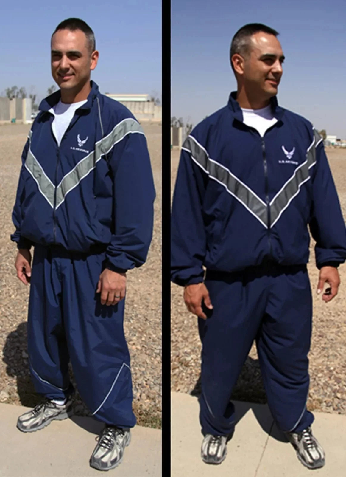 USAF Ptu Physical Training Uniform Work Out Pants Nylon Suit Baggy Tracksuit Polyamide Set Vintage Gym Track Trousers for Men