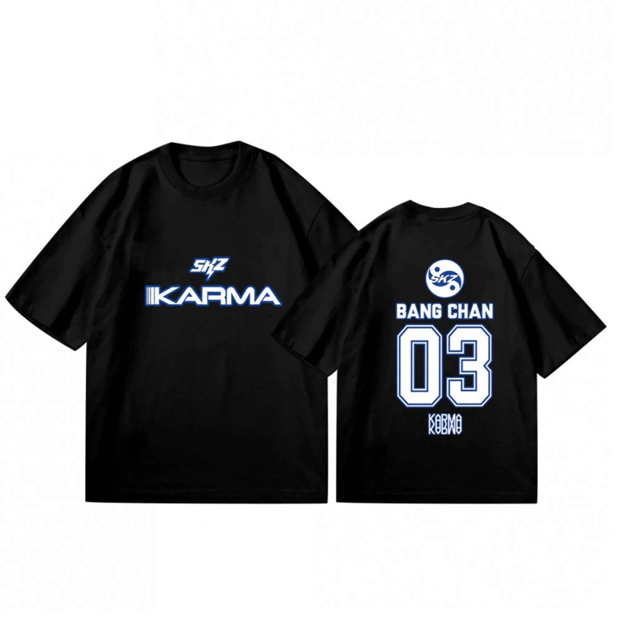 KPOP KARMA Short Sleeve T Shirt Women Men Harajuku Tops Vintage Aesthetic Graphics Tshirt Cotton Tees Streetwear Oversize Top