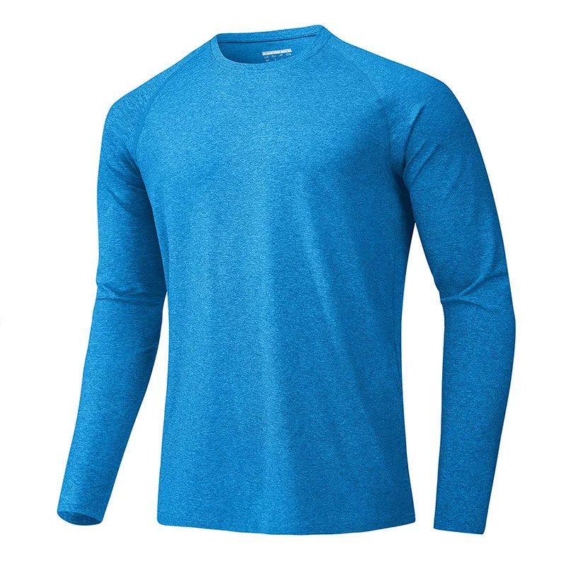 MAGCOMSEN Men's Sun Protection T-shirt Long Sleeve Hiking Fishing Shirts UPF50+ UV Block Spring Summer Casual Tee Workout Shirts