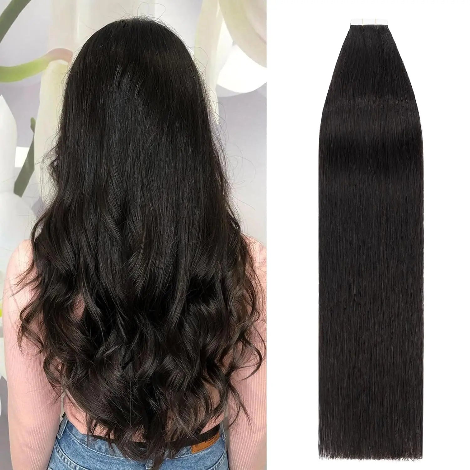 Remy Straight Tape In Hair Extensions Brown Invisible Blonde Virgin Skin Weft 100 Human Hair Extension 24 26 inch For Women