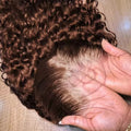 34 30 Inch Chocolate Brown Deep Wave Lace Front Wigs Human Hair #4 Colored 13x4 Hd Curly Lace Frontal Wigs Pre Plucked