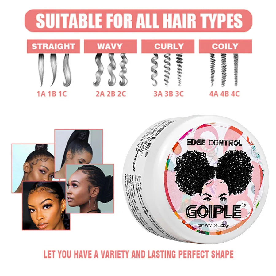 GOIPLE Waterproof Wig Glue Adhesive Extra Hold Melting Spray for Lace Front Hair Wax Stick Edge Control Gel Wig Installation Kit