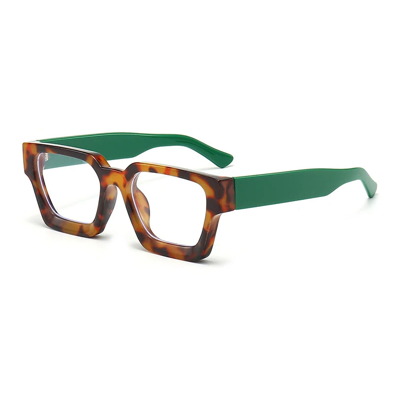 SHAUNA Retro Women Anti Blue Light Glasses Frame Fashion Men Square Optical Eyewear