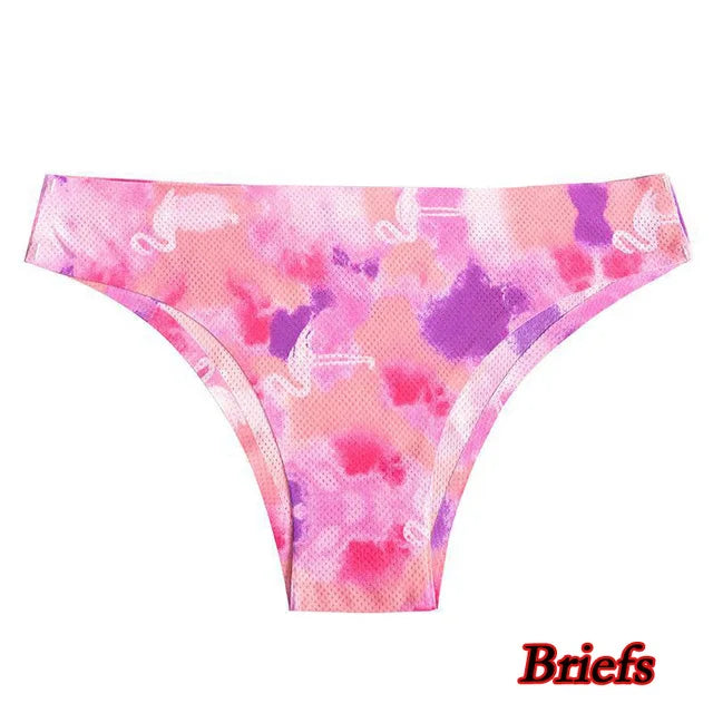 Poblador Sexy Women's Panties Seamless Underwear Comfortable Print G-string Thongs Intimate Female Lingerie Ladies Pantys Tanga