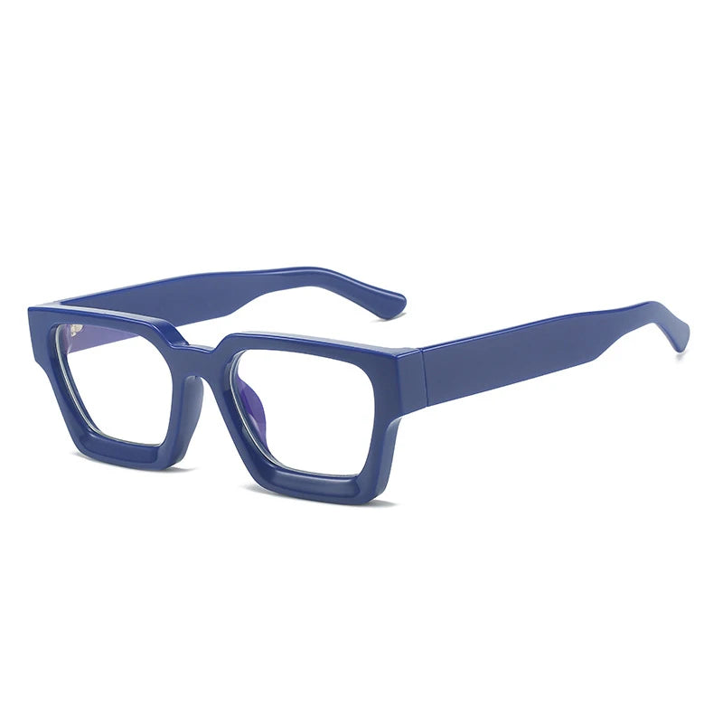 SHAUNA Retro Women Anti Blue Light Glasses Frame Fashion Men Square Optical Eyewear
