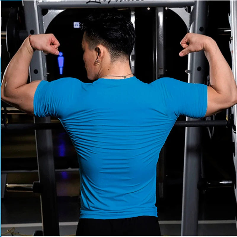 Summer Short Sleeve t Shirt For Men Oversized t-Shirt Fashion White t Shirts Quick Dry Compression Football Shirt Soccer Jersey