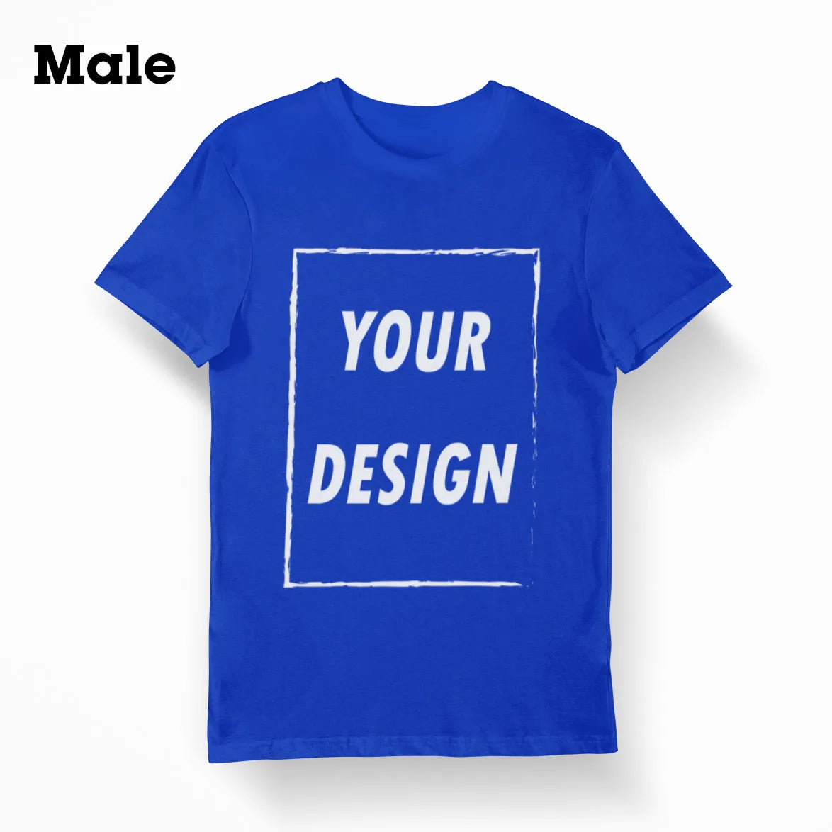 Free Shipping From US Customizable Male Female Short Sleeve