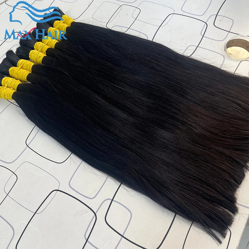 613 Striaght Human Hair No Weft 100% Virgin Bundles Highlight Original Bulk Extensions Russian Natural Unprocessed Blonde hair