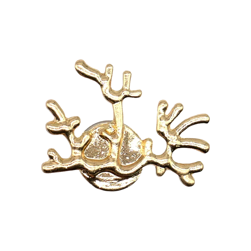 1pcs Golden Metal Shoe Charms Designer Shoe Decorations Luxury Shinning Butterfly Pins for Women Girls Sandal Accessories Buckle
