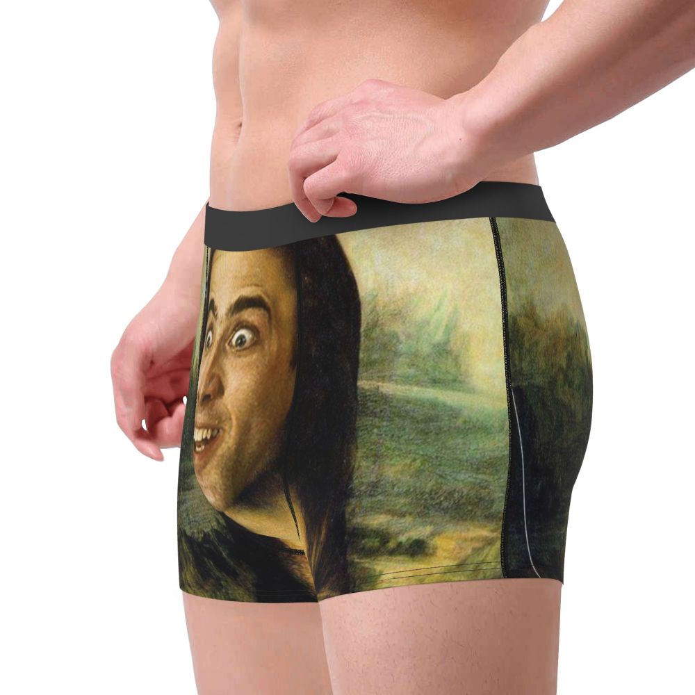 Custom Nicolas Cage Boxer Shorts For Homme 3D Printed Male Nic And His Girls Underwear Panties Briefs Breathbale Underpants