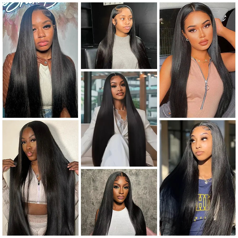 FRIZIRA kinky Straight V Part Brazilian Virgin Human Hair Wigs Glueless Upgrade U Part Wig Glueless V Shape Wig Natural Black