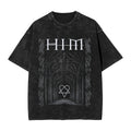 The Skull Collector - Predator Aliens Vs Predator T Shirts Washed Cotton Harajuku T-Shirts Men Streetwear Graphic Printed Tees