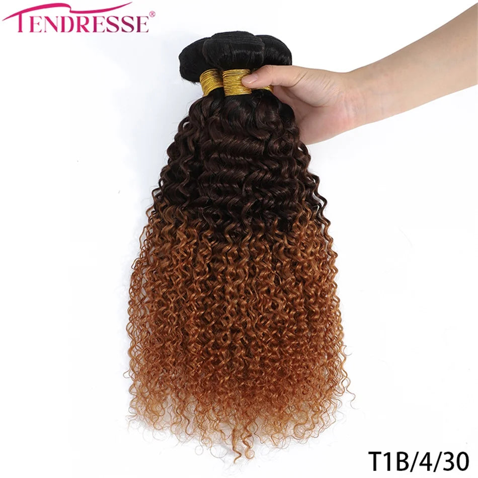 10A Mongolian Afro Kinky Curly Human Hair 2/3 Bundles with 4x4 Lace Closure 100% Unprocessed Virgin Kinky Curly Human Hair Weave