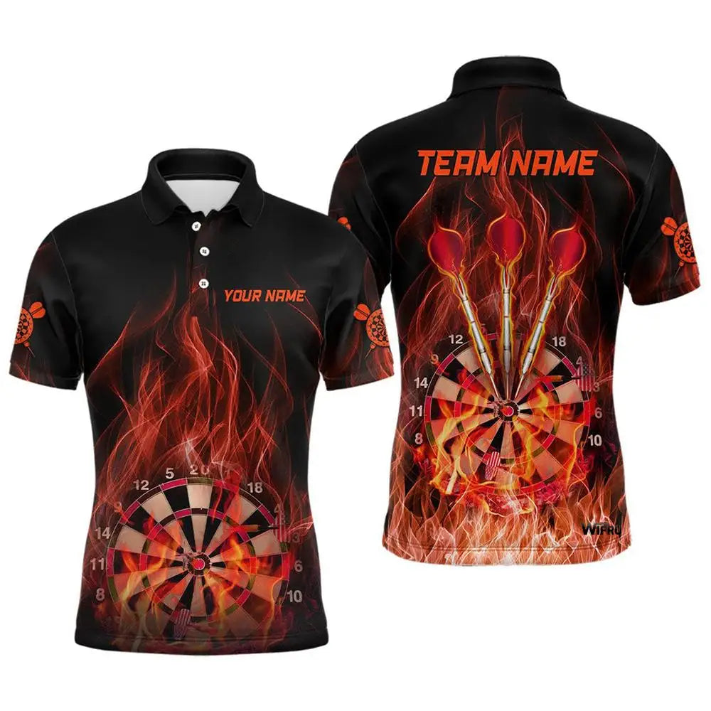 Darts 3D Print Polo Shirt Men's Club Custom Name Team Name Breathable Uniform Jersey New Men & Women Customizable Golf Shirts