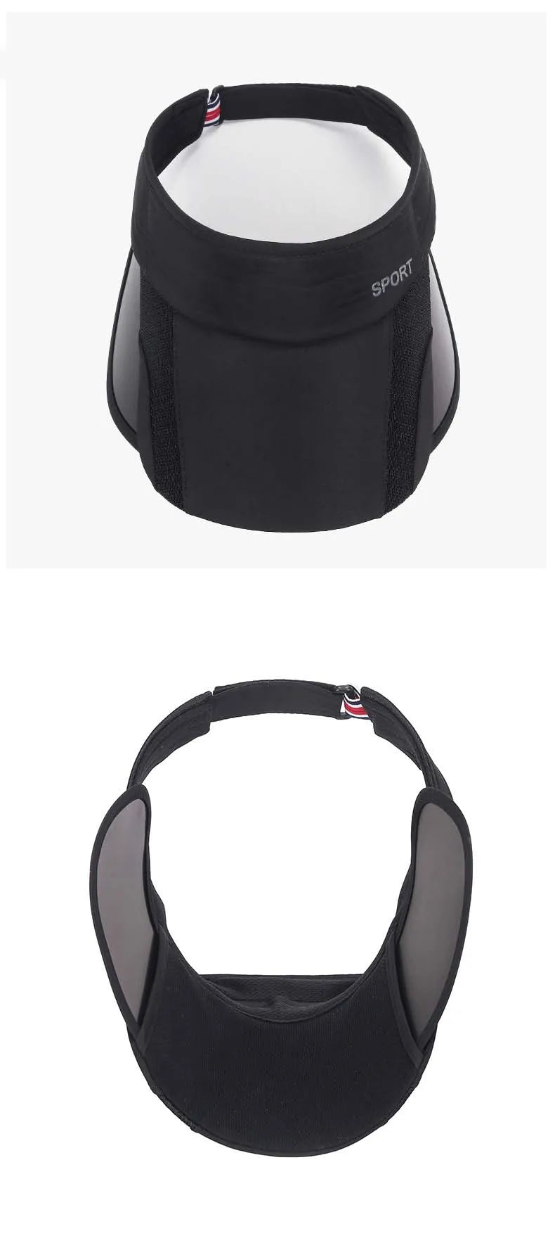 New Summer Outdoor Sport Casual Sports Empty Cap Men's Fishing Widened Pull-Out Brim Sunshade Sun Protection Hat Women