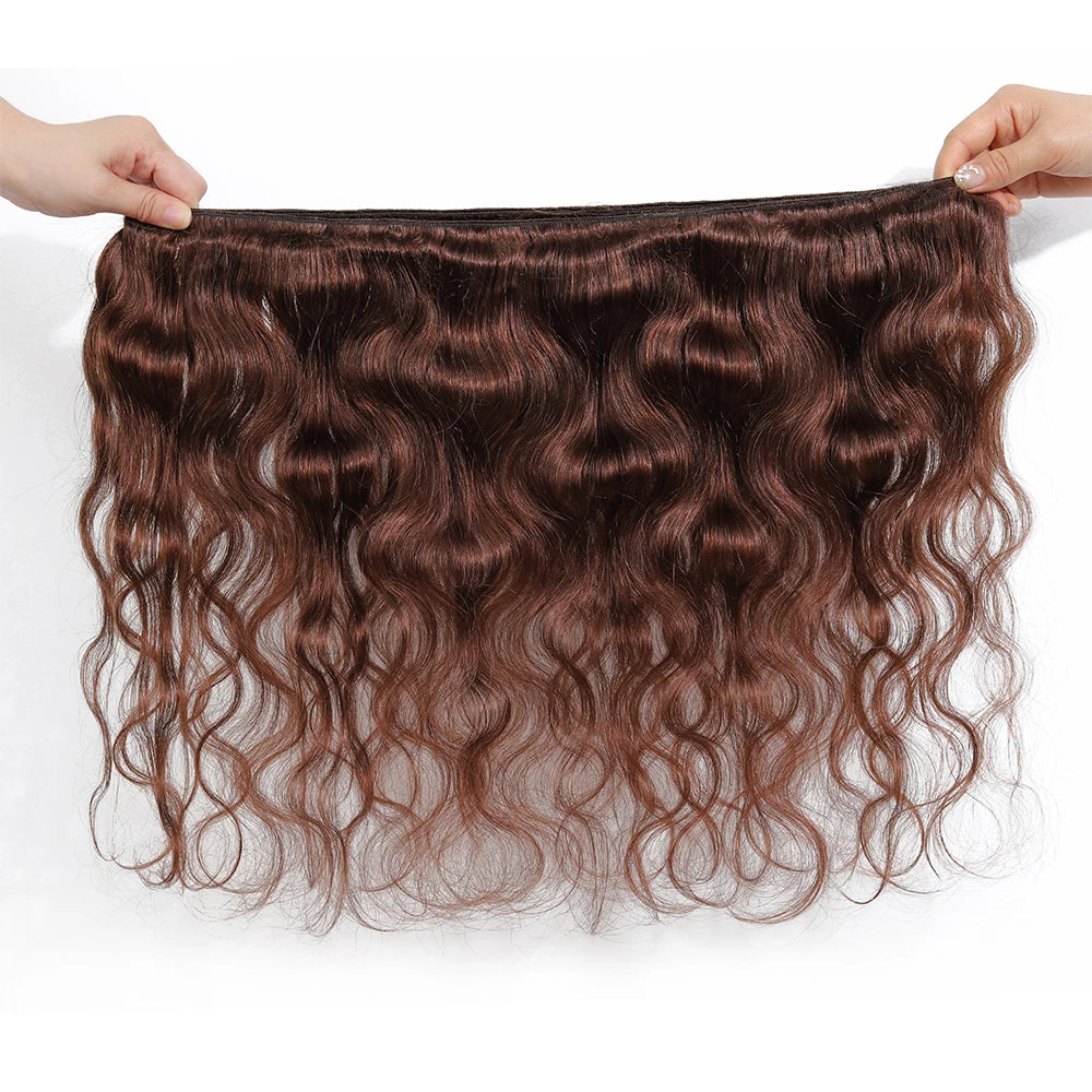 Ombre Color Body Wave Human Hair Bundles with closure Brazilian human hair 1b/4/27 Hair Weave Bundles human Hair Extension 4x4