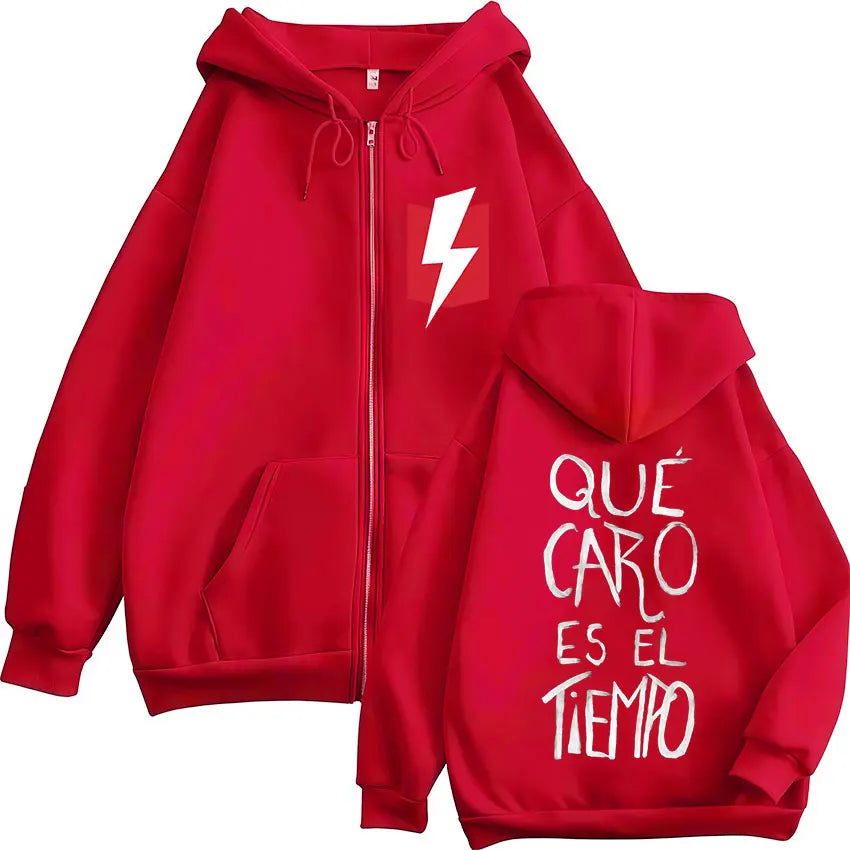 Dani Martin Que Caro Es El Tiempo Merch Zipper Hoodies Men Women Clothing Fashion Hip Hop Zip Up Hooded Sweatshirts Jacket Coat