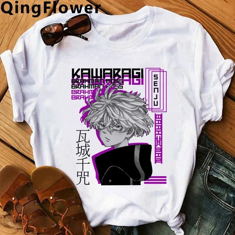 Hot Japanese Anime Tokyo Revengers T Shirt Men Chifuyu Matsuno Graphic Tees Anime T-shirt Unisex Summer Tops Tshirt Male