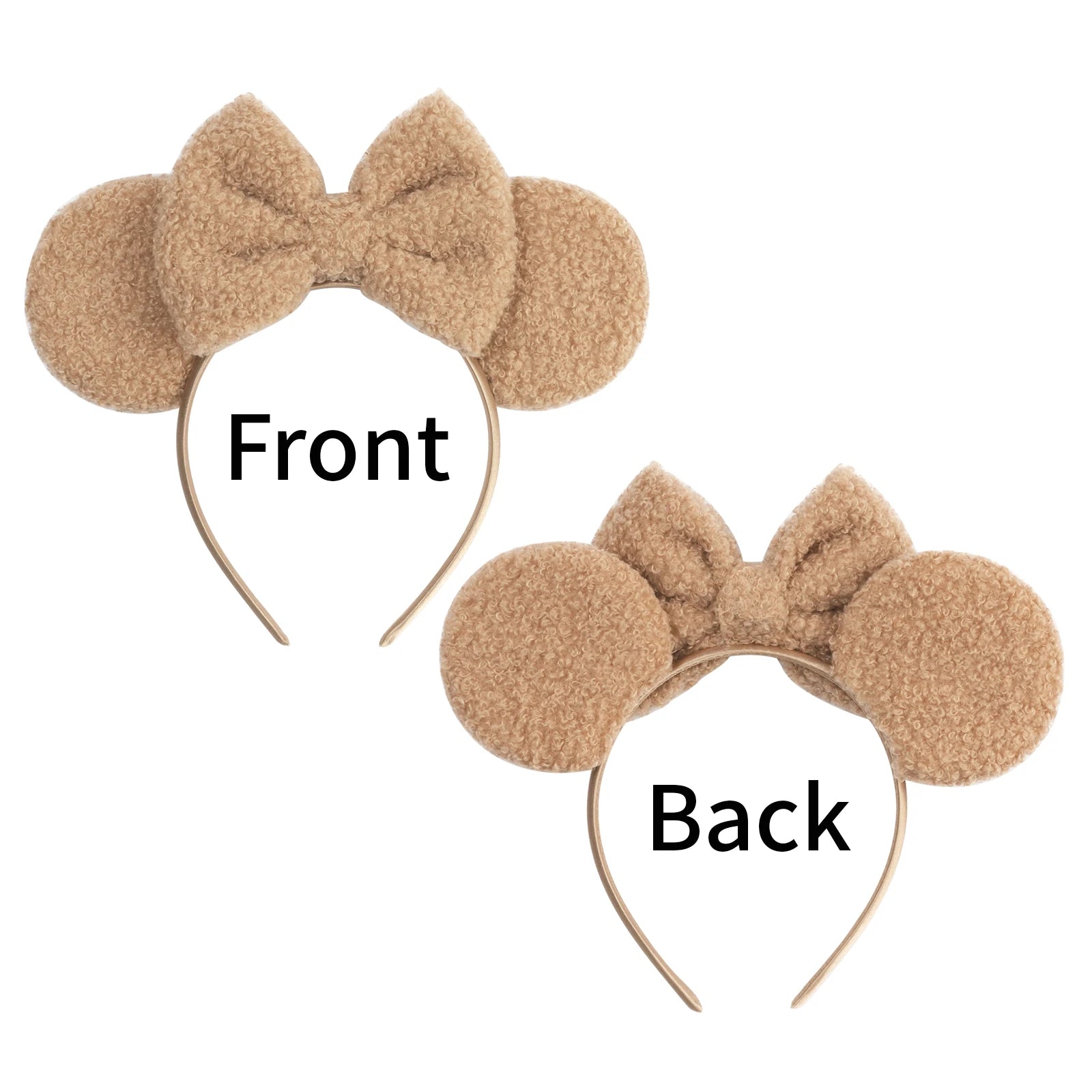 New Classic Cute Mouse Ears Chic Headband 5"Bow Girls And Kids  Hairband Festival Cosplay DIY Hair Accessories Christmas Gift