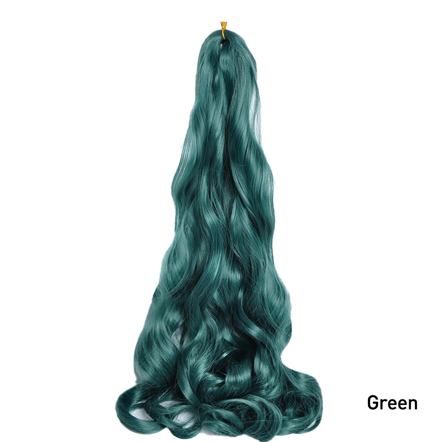 French Curls Braiding Hair Extensions 24Inch Synthetic Curl Hair Loose Wave Spiral Curl Crochet Hair Braids For Black Women