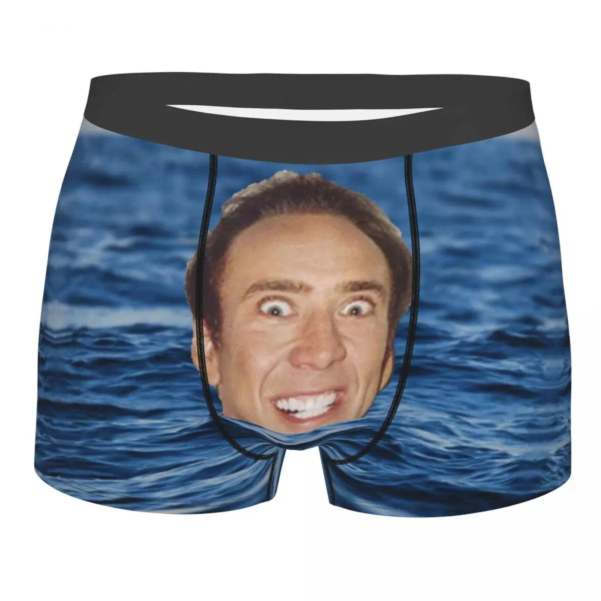 Custom Nicolas Cage Boxer Shorts For Homme 3D Printed Male Nic And His Girls Underwear Panties Briefs Breathbale Underpants