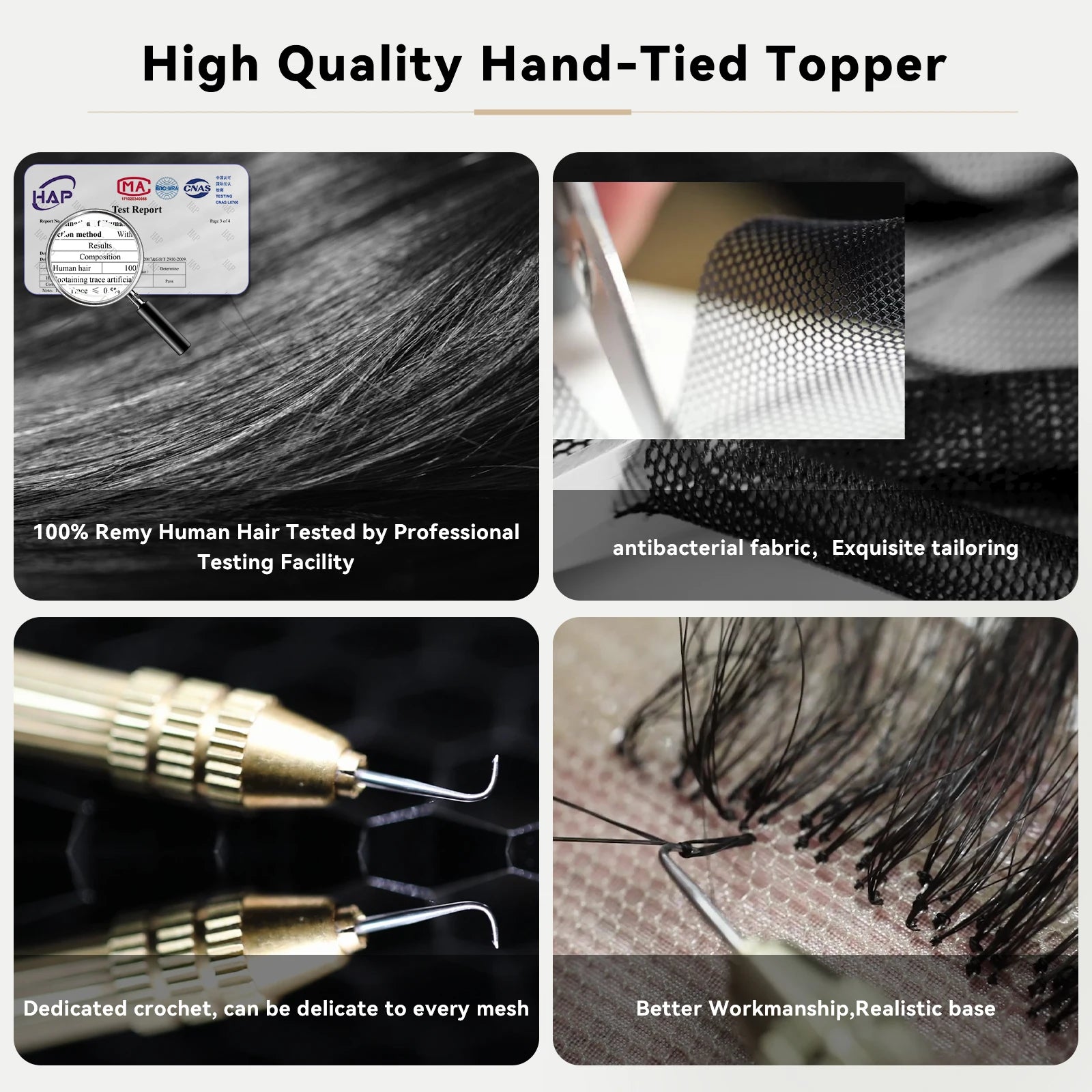 100% Remy Human Hair Toppers Ombre Light Brown Blonde Middle Part Human Hair Pieces for Women with Thinning Hair Clip in Toppers