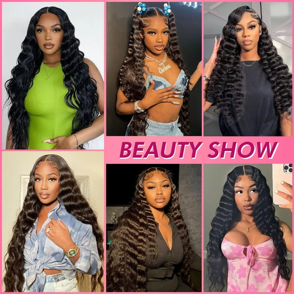 12A Human Hair Bundles Loose Deep Wave Bundles Human Hair 100% Brazilian Virgin Human Hair Extensions